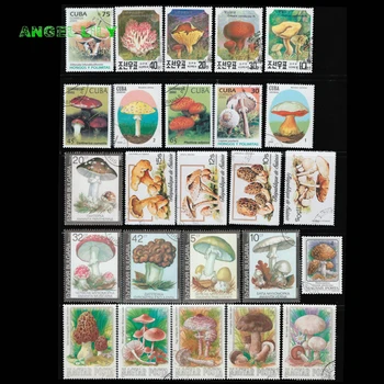 100 BUC/lot de Ciuperci Tema Poștale Timbre poștale Cu timbru de Pe Hârtie Pentru Colectarea