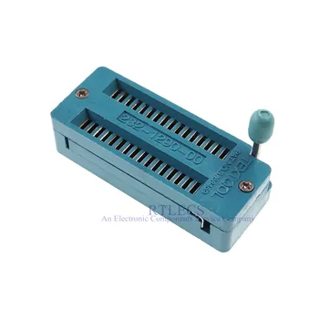Test Tool IC BAIE ZIF ZIP Socket 32 Pin Pitch 1.78 mm 1.778 Press-Fit Dual Distanța între rânduri de 10,16 mm 0.4