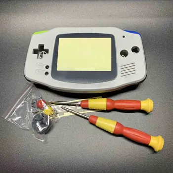 Stribley DIY set Complet de locuințe shell caz acoperire w/ conductoare tampon de cauciuc butoane pentru Game Boy Advance GBA consola