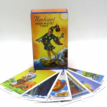Englezesc Complet Radiant Rider-Waite Tarot Carti De Joc Cu Engleză Broșură Instrucțiuni Rider Waite Tarot Joc De Bord
