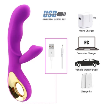 Puternic Adult Jucarie Electronica Produs de Distracție Vibrator G-spot Cost AV Stick Silicon de sex Feminin Jucarii Sexuale pentru Femei USB Jucării Electronice