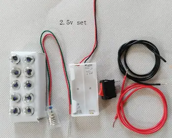 MIX de școală Primară și secundară grădiniță circuit electric experiment bec luminat kit
