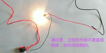 MIX de școală Primară și secundară grădiniță circuit electric experiment bec luminat kit