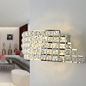 Lumina de lux minimalist modern de perete LED lampă de noptieră interioară lampă de cristal Culoar lampa de dormitor, coridor lampa