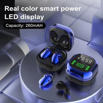Noi TWS Cască Bluetooth Culoare LED-uri Ecran HiFi set cu Cască fără Fir Căști de Gaming Bluetooth 5.1 Mini Ceas de Căști Cu Microfon
