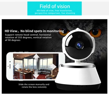 N_eye 8MP 4K/HD 1080P Home Security Camera IP Două căi Audio Wireless aparat de Fotografiat Viziune de Noapte CCTV Camera WiFi Baby Monitor Companie cam