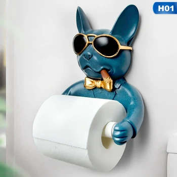Titularul De Hârtie Igienică, Câine Design Toaleta Igienic Rășină Tava Gratuit Stantare Mână De Hârtie Tavă De Hârtie De Uz Casnic Suport Prosop Rolă