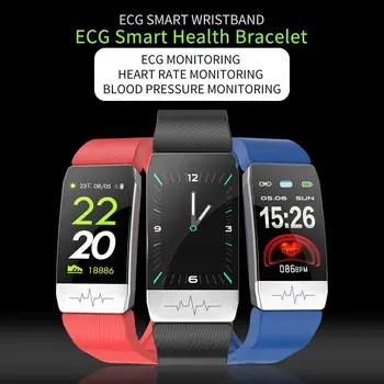 Bluetooth Ceas Inteligent Cu Monitorizare A Temperaturii Sport Brățară La Modă Durabil Fitness Tracker Rata De Inima Pedometru