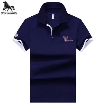 Vara noi barbati tricou polo fibre sintetice barbati cu mâneci scurte culoare Solidă broderie Mens tricou polo de moda casual polo shirt633