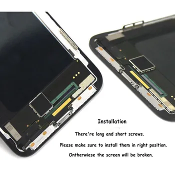 AAA+++ Pentru iPhone X XS OLED Cu 3D Touch Digitizer Asamblare LCD de Înlocuire Ecran de Afișare Pentru iPhoneX LCD Nici un Pixel Mort