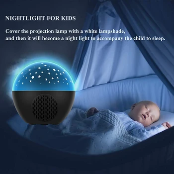 Steaua Galaxy Cer Proiector Lampa cu Lumini de Noapte pentru copii Copii Copii Dormitor Dormi Romantice pline de culoare de Proiecție Led Lumina de Noapte