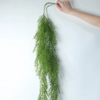 Plante artificiale real atingeți pin Fals planta ac agățat de viță de vie de simulare pleacă de acasă petrecerea de nunta verde de plante decor de perete