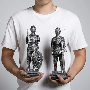 [VIP] American Retro Soldat Roman Model Statuia Ornamente Living Cabinet de Vin Decor Rasina de Artizanat Fereastra de Afișare