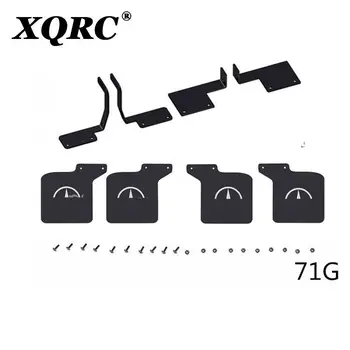 XQRC Fata spate cauciuc de noroi, apărătoare de Metal suport de montare Cu LOGO-ul De 1/10 RC Șenile Mașină Traxxas TRX4 G500 TRX6 G63