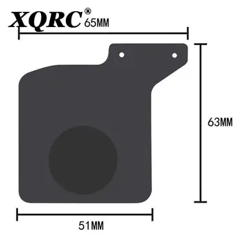 XQRC Fata spate cauciuc de noroi, apărătoare de Metal suport de montare Cu LOGO-ul De 1/10 RC Șenile Mașină Traxxas TRX4 G500 TRX6 G63