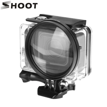 TRAGE 58mm Mărire până Aproape de lentila Obiectiv Macro pentru Gopro Hero 7 6 5 Negru Original Impermeabil Shell Go Pro 6 5 7 Accesorii