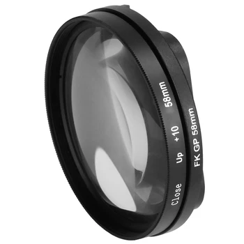 TRAGE 58mm Mărire până Aproape de lentila Obiectiv Macro pentru Gopro Hero 7 6 5 Negru Original Impermeabil Shell Go Pro 6 5 7 Accesorii