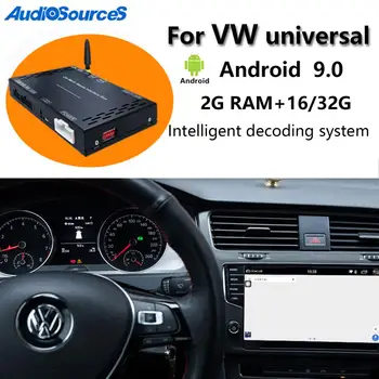 Auto Android 9.0 Carplay Auto multimedia player decodare cutie Pentru VW/Volkswagen/Golf/Polo/Tiguan/Passat/b7/CC//SEAT leon/Skoda