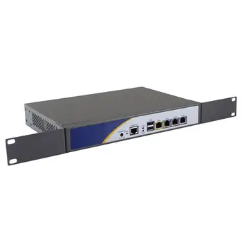 Firewall Mikrotik Pfsense VPN Network Security Appliance Router-PC Intel Atom D525,[HUNSN SA02R],(4LAN/2USB2.0/1COM/1VGA/VENTILATOR)