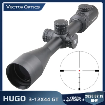 Vector Optica Hugo 3-12x44 GT Riflescope 11 Niveluri Roșie de Vânătoare Pușcă domeniul de Aplicare Vedere Optic 1 Inch 25,4 mm Șoc Dovada .308win