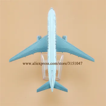 16cm Aer Etihad B777 Boeing 777 Airways companiile Aeriene din Aliaj de Metal de Avion Avionul Model de turnat sub presiune Aeronave
