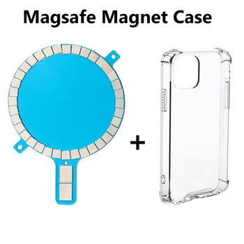 Magsafe Caz pentru iPhone 12 Pro Max 12 Mini 11 Pro XS MAX XR 7 8 Plus de Caz Suport de Încărcare Wireless Magnetic Magsafe Capace Spate