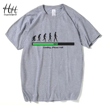 HanHent Nouă evoluție tricouri din Bumbac O-gât Topuri Teuri teoria big bang-ului tricou Cu Imprimare Personalizate funny teuri Geek