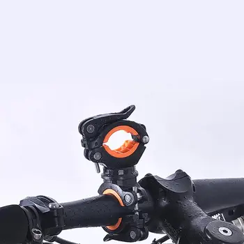 360 de Grade Ciclism Clip Clemă de Rotație Bicicleta lanterna Lanterna Monta LED-uri Cap Fata de Lumina Titularul Clip Accesorii pentru Biciclete