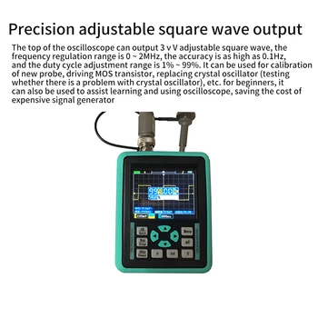 Canal Electronic de Întreținere 2.4 inch Osciloscop Digital 120 M lățime de Bandă Mini Portabil de Mare Precizie