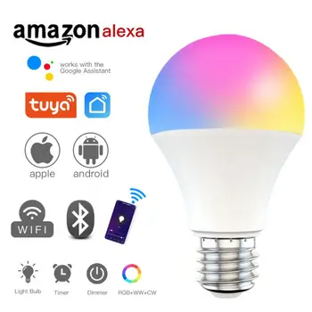 Noul Wireless Bluetooth 4.0 Smart Bulb Acasă de Iluminat Lampa E27/B22 Magic RGB +W LED-uri de Culoare Schimbare Bec Estompat IOS /Android