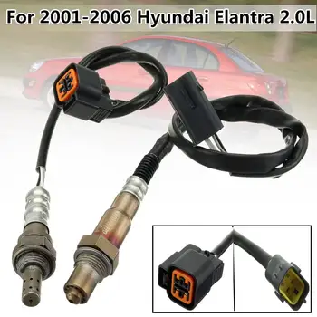 2x O2 Senzor de Oxigen Amonte & Aval pentru Hyundai 2001 2002 2003 2004 2005 2006 Elantra 2.0 L