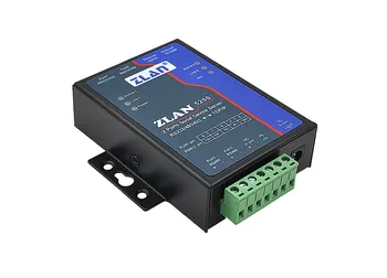 DHCP DNS 2 port RS232 RS422 RS485 pentru TCP/IP Ethernet RJ45 Converter industriale dual dispozitiv serial server Switch ZLAN5200
