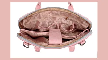 Moda din Piele Pu pentru Femei Geanta 15.6 inch, rezistent la apa Servieta,de sex feminin Umăr Notebook Bag, Geanta de Laptop, de Afaceri de Navetiști Saci