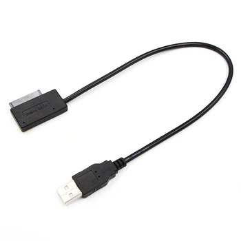 Notebook optical drive linie Sata La USB 2.0 II 7+6 13Pin Cablu Adaptor pentru Laptop CD/DVD ROM Slimline Convertor Linie