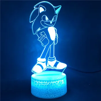 Internet Ariciul Sonic Bluetooth Bază Destul de Premiu Senzor Tactil Veioza Luminoase de Bază a CONDUS Lumina de Noapte În 7 Culori cu Telecomanda