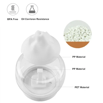 400ML Moutain View Aroma Difuzor BPA Free Ulei Esential pentru Aromaterapie Difusor Cu Cald și Culoare LED Lampă de Noapte Humidificador
