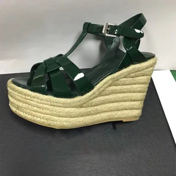 Tuyoki Vara Noi Pene Sandale Femei Din Piele Open Toe Tocuri Inalte Pantofi Cataramă De Platforma Femei Încălțăminte Mărimea 34-41