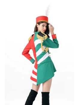 Deluxe Garda Națională Costum Fantezie de Halloween Garda de Onoare Uniforma de Costume pentru Femei
