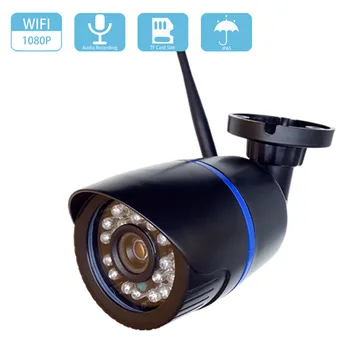 WiFi 2MP 1080P Audio HD Camera IP Wireless de Interior, Exterior Impermeabil Glonț CCTV Camera Onvif de Supraveghere de Securitate CCTV aparat de Fotografiat