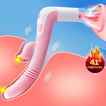 Pizde Penis artificial Vibratoare jucarii pentru Adulti Vagin Biberon Fraier Lins Clitoris Stimularea Încălzire Vibratoare pentru Femei Intim Bunuri