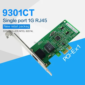 FANMI 9301CT PCI-E X1 10/100/1000M RJ45 Gigabit Card de Rețea Ethernet Server Adapter Nic EXPI9301CT Controler intel 82574
