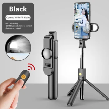 Noul Portabil 3 IN 1 Wirleless Bluetooth Mini Selfie Stick Telecomanda Pliabila Extensibila Cu Trepied Pentru Ios/Android Smartphone