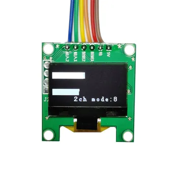 Despre 0.96 Inch OLED Spectru de Afișare Analizor MP3 PC Amplificator Audio Indicator de Nivel ritm de muzică Analizor de VU METRU G7-001