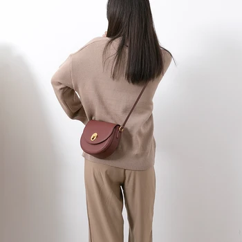 GOPLUS din Piele PU pentru Femei Geanta Noua coreea Moda Retro pe Un Umăr Saci de Messenger sac principal femme