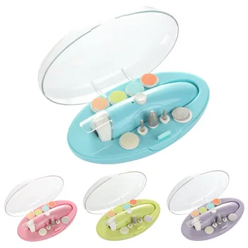 De Vânzare la cald Baby Set de Unghii USB Electric Copii Baby de Tuns de Unghii Manichiura Pedichiura Foarfece de Tăiere Foarfece de Îngrijire Set