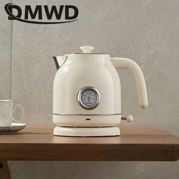 DMWD fierbător Electric 1.7 L Fierbere ceainic de Cafea Încălzire de Control al Temperaturii Pătrat din Oțel Inoxidabil Rapidă de Apă Caldă pentru Încălzire cu Cazan