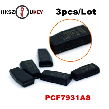HKSZUKEY 3pc/Lot Auto Cheie Transponder Cheie cu Cip PCF7931AS Transponder Chip PCF7931 de Înaltă Calitate ID33