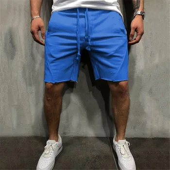 Nou stil de pantaloni scurți Europene și Americane de fitness pantaloni Barbati culoare solidă pantaloni scurți casual sport pantaloni de plajă