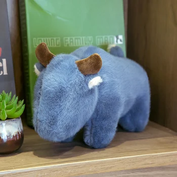 De Lux De Pluș Bovine Tesatura Moale Umplute Vaca La Modă Jucării Pentru Copii Office Home Decor Cadou De Anul Nou