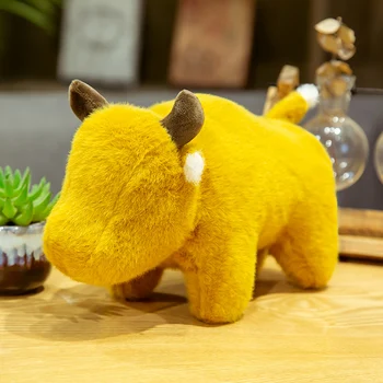 De Lux De Pluș Bovine Tesatura Moale Umplute Vaca La Modă Jucării Pentru Copii Office Home Decor Cadou De Anul Nou